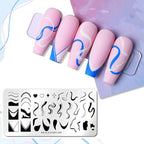 1 pcs french nail stamping