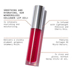 Beauty Pie Wondergloss Collagen Lip Oil + (Cherryo) – Hydrating, Plumping, Non-Sticky Gloss with Collagen AC Micro-Vectors & Cherry Oils