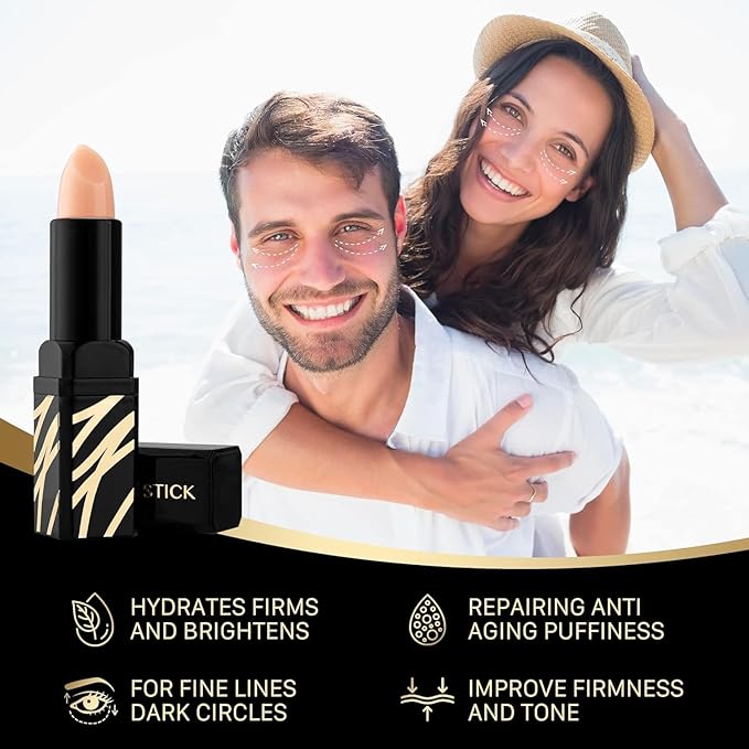 Caffeine Eye Cream for Dark Circles: Caffeine Eye Stick - Smooth Fine Lines and Hydrate Eye Area