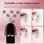 Gurelax Replacement Heads for Flawless Finishing Touch Facial Hair Remover, Gen 3 Replacement Blades for Women, New Version 18K Gold Replacement Blades Refill (2pcs)