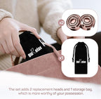 Womens Electric Razors for Facial Hair Removal - Rechargeable, 2 Replacement Heads - Painless Hair Trimmer for Lip, Mustache, Chin