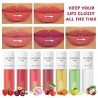 CAHIUYOA Cherry Lip Glow Oil Moisturizing Plumping Lip Gloss Lip Plumper Gloss Lip Oil Tinted Lip Balm Lip Care for Women - 04 Cherry