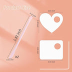 Makeup Mixing Palette Spatula Set, 2PCS Mini Acrylic
