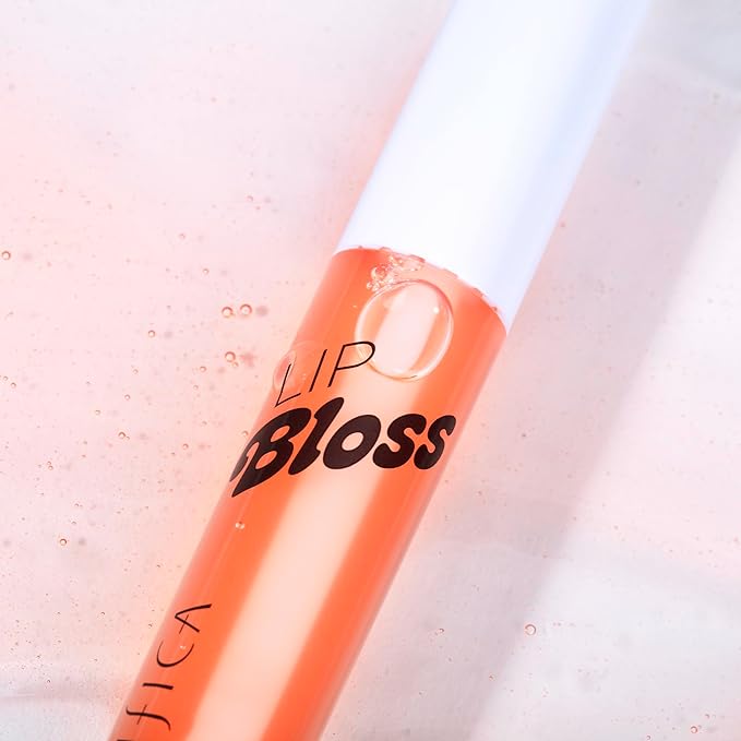 Pacifica Plumping Lip Gloss – Jasmine Kiss Flavored Lavender-Pink Tint Hydrating Lip Oil Balm, No-Tingle Volumizing Gloss with Shea Butter & Jojoba, High Shine Color, Vegan & Cruelty-Free 0.14oz