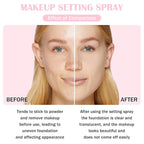 2PCS Makeup Setting Spray for Face,Waterproof Setting Spray for Makeup,Long Lasting Oil Control Finishing Holding Face Mist,Refreshing Hydrating Glossy and Matte Fixing Facial Mist Make Up Set A2