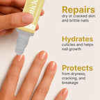 C CARE Sweet Almond Roll-On Cuticle Oil | Natural Revitalizing Hydrating Nail Oil For Repaired Cuticles Overnight | Remedy For Damaged Skin And Thin Nails | Paraben Cruelty Free Formula | 10ml