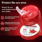 Under Eye Mask - 60 PCS Pomegranate Under Eye Patches for Puffy Eyes, Dark Circles, Eye Bag, Fine Lines and Wrinkles, Reduce Puffiness and Brightening Eye Patch, Eye Gel Pads, Eye Jelly Mask