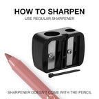 Long-Lasting & Waterproof Lip Liner Pencil – Oral Fixation – Precision Application with Sharpenable Tip (FIRST BASE)