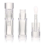 COSIDEA 18pcs Empty 5.5ml Round Clear PETG lip gloss tubes thick wand lipgloss tube container for lip oil