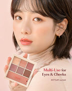 AMTS Off Sienna & Authentic Amber Eyeshadow Palettes Set, Valentine's gifts for teen girls, women | Matte Shimmer Metallic, Long Lasting