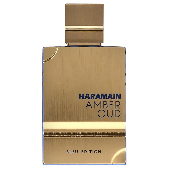 Al Haramain Amber Oud Blue Edition Eau De Parfum Spray 60ml (2.0 oz) - Long-Lasting Men’s Cologne with Amber & Sandalwood, Arabian Perfume for Men, Premium Fragrance