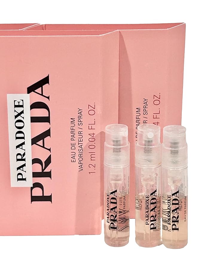 Prada PARADOXE Sample Perfume WOMEN Spray Vial 1.2 ml / 0.04 oz - Set of 3