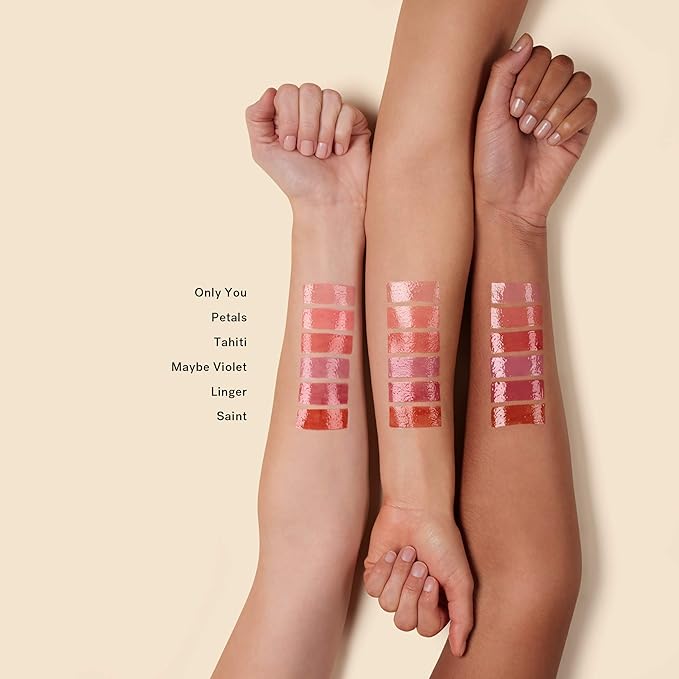 ILIA - Balmy Gloss Tinted Lip Oil | Non-Toxic, Cruelty-Free, Vegan, Hyaluronic Acid, Non-Sticky for Moisturizing + Plumping (Tahiti, 0.14 fl oz | 4.3 ml)