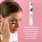 Petite 'n Pretty - Fully Feathered Volumizing Mascara & 10K Shine Lip Gloss (Diamond Heist) - Natural and Non-Toxic Face Makeup for Kids, Children, Tweens and Teens