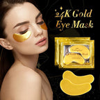 Under Eye Mask,20 pairs 24K Collagen Eye Pads,Under Eye Patches Skincare for Anti Aging,Anti Wrinkle,Reducing Eye Puffiness,Dark Circles