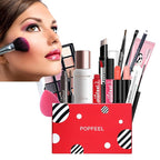 All In One Makeup set, Cosmetic, Makeup kits for teenagers 14-16, Makeup kit for women full kit, Include Eyeshadow Palette Lipstick Eyebrow Pencil Brush(14pcs)