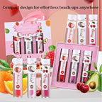 Color Changing Lip Oil - Fruit Lip Oil Pack, 3pcs Magic Color-Changing Lip Glow Oil, Hydrating Lip Gloss for Dry Lip Care Makeup