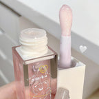 4Pcs Hydrating Lip Glow Oil, Moisturizing Lip Oil Transparent Plumping Lip Gloss Long Lasting Nourishing Non-sticky, Lip Oil Tinted for Lip Care and Dry Lips