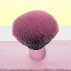 Luxurious and Large Soft Fluffy Powder Brush, Use as a Spray Tan Finishing Tool, Multipurpose Face and Body Barber and Beauty Tool, Large Kabuki Brush by BevyGold (Pink)