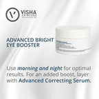 Skincare Advanced Bright Eye Booster 4 in 1 Cream, Under Eye Cream for Dark Circles and Puffiness, Decreases Wrinkles and Lines Around Eyes and Lips, Reduces Overall Eye Puffiness 0.5oz