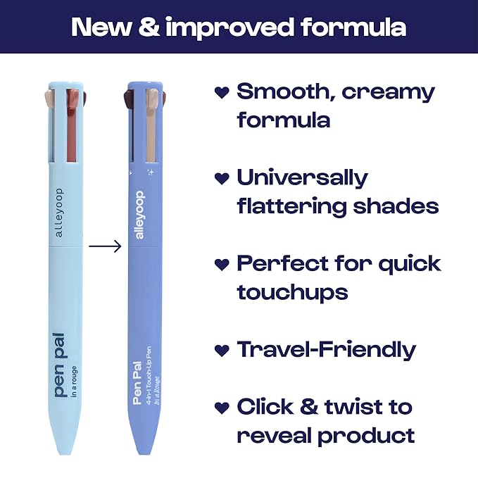 Alleyoop Pen Pal 4-in-1 Makeup Pen - Comes