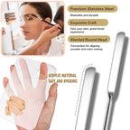 Makeup Spatula and Makeup Palette, Stainless Steel Foundation