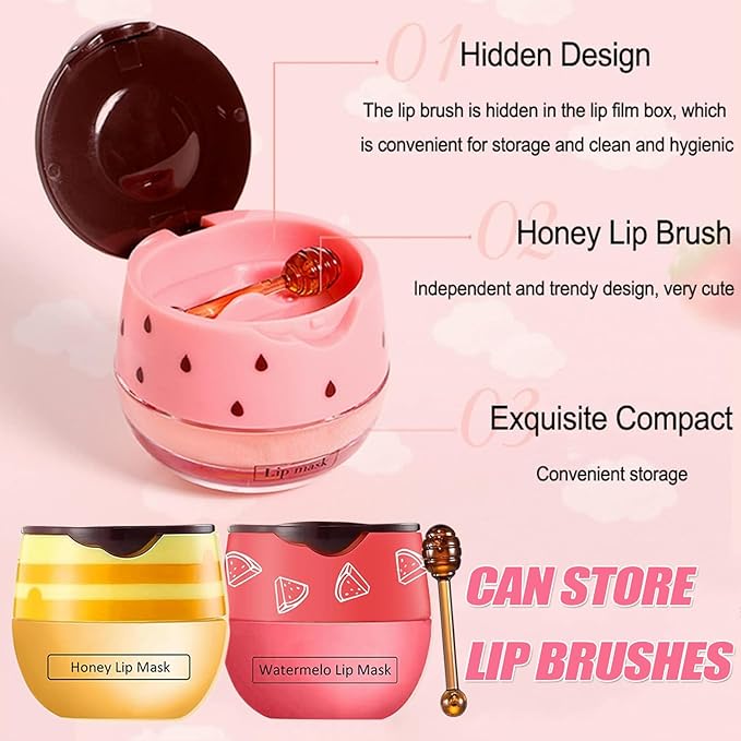 3 PCS Bee Lip Mask Honey Watermelon