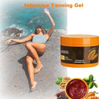 Intensive Tanning Gel,Tanning Gel,Natural Tanning Accelerator Cream Gel,Intensive Tanning Luxe Gel, Accelerator Cream Gel,Tanning Cream for Sunbeds & Outdoor Sun