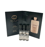 Gucci Guilty Sample Perfume Women Sample EDT Spray 1.5 ml / 0.05 oz Small travel size - set of 3