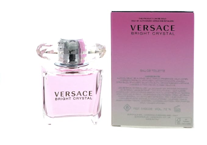 Versace Bright Crystal Eau de Toilette Spray for Women, 1.0 Fluid Ounce