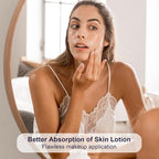 Face Razors for Women, Reusable Handle with 19 Microblades, Dermaplane Razor for Women Face, Eyebrow & Facial Razors, Peach Fuzz Remover, Gentle Exfoliating, for Sensitive Skin (Wisteria)