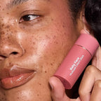 MCoBeauty Baby Face Multi-Use Cream Stick, Kitty Coral Pearl Shade, Silky Smooth, Buildable Blush for Eyes, Lips & Cheeks, Vegan, Cruelty Free Cosmetics