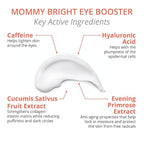 Skincare Mommy Bright Eye Booster 4 in 1 Cream for Dark Circles and Puffiness Under Eyes, Fine Lines and Wrinkles Eye Cream, Safe to Use During Pregnancy and Nursing 0.5oz