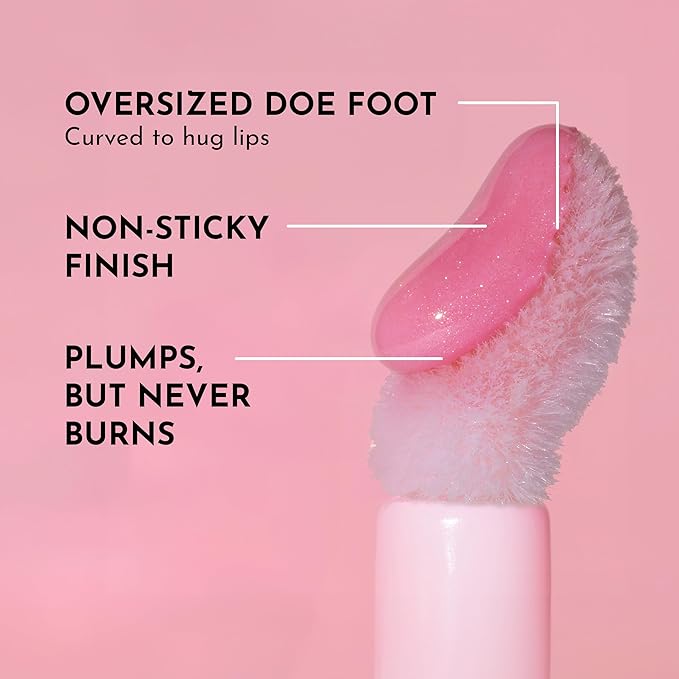 Forget the Filler Lip Plumping Line Smoothing Gloss - Daisy Girl - Premium Volumizing Lip Gloss with Natural Ingredients Designed to Plump, Firm, and Hydrate Lips 0.11 oz