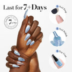 AZUREBEAUTY Nail Polish,Celestial Blue Quick Dry Complete Natural Super Lustrous ,Professional for DIY Manicure and Pedicure at Home