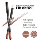 Professional Slim Lip Pencil, Creamy Soft Lip Liner, Smooth Long-Lasting Rich Lip Color, Natural Lip Makeup, Water-Resistant Lip Crayon (Soft Brown)
