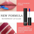 Peel Off Lip Stain Lip Tint Matte Liquid Lipstick Nude Lip Gloss Long Lasting Waterproof Lip Tint Stain Non-stick Cup Peel Off Lipstick Lip Makeup for Women Girls - 02