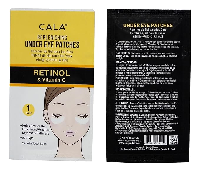 Under eye patches: retinol &