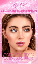 Cosmetics Color Changing Lip Oil V2, Magic Color Changing Lip Oil Cosmetics, Plumping Lip Oil Moisturizing Lip Gloss, Long Lasting Lip Glow Oil Non-sticky Warm Change Glitter Lip Tint (Pack of 1)