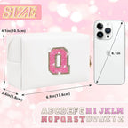 Personalized initial letter makeup bag,