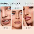 3 Colors Peel Off Lip Liner Stain Set, Magic