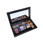 Magnetic Palette Empty Eyeshadow Makeup Palette with Shatterproof Mirror for Eyeshadow Lipstick Blush Powder (Black)