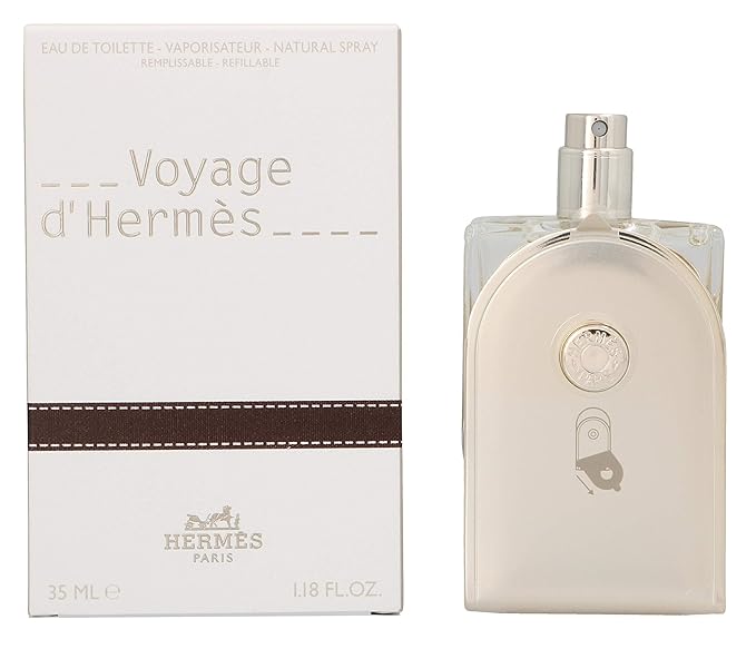 Hermes Voyage D'Hermes Unisex Eau-de-toilette Spray (Refillable) by Hermes, 1.18 Ounce