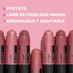 wet n wild Mega Glo Makeup Stick, Buildable Color, Versatile Use, Cruelty-Free & Vegan - Current Jam