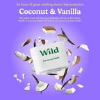 Wild - Refillable Deodorant Variety Pack - Aluminum Free - Scents Include Fresh Cotton & Sea Salt, Cherry Blossom and Coconut & Vanilla - Long Lasting Protection