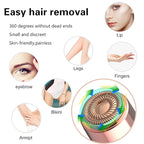 Facial Hair Remover Replacement Heads: Compatible with Finishing Touch Flawless Facial Hair Removal Tool for Women As Seen On TV 18K Gold-Plated Rose Gold (Generation 2 2pack)