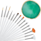 Nail Art Mixing Palette Resin Plate Tray