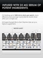 Depology serum-infused micro dart patches