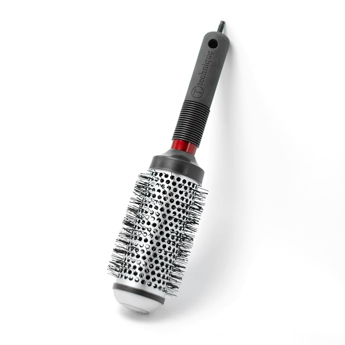 Cricket Technique Thermal Hair Brush #370 1.75” for Blow-Drying, Curling, and Styling – Heat-Retaining Barrel with Anti-Static Tourmaline Bristles, Round Thermal Brush, Ideal for All Hair Types