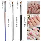 6pcs ombre nail brush and